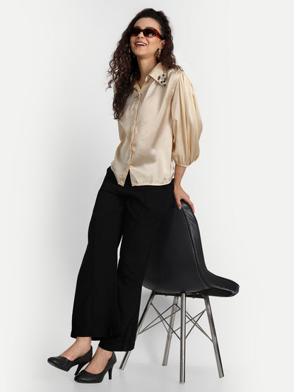 Essque Black Women Front Pintucks Trouser - Essque Attire With Attitude