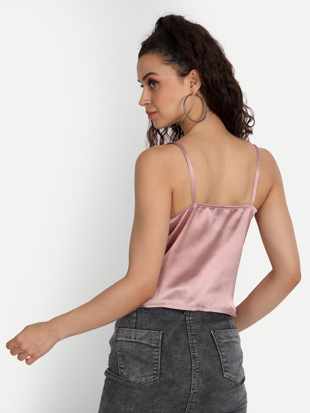 Essque Pink Women Cowl Neck Top - Essque Attire With Attitude